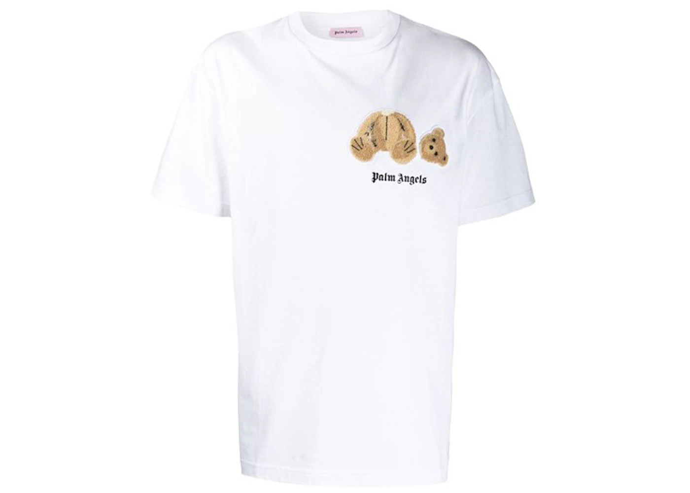 Palm Angels Bear Applique T-shirt White - SS21