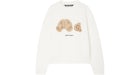 Palm Angels Bear Crew Sweatshirt 0360 Off White/Brown