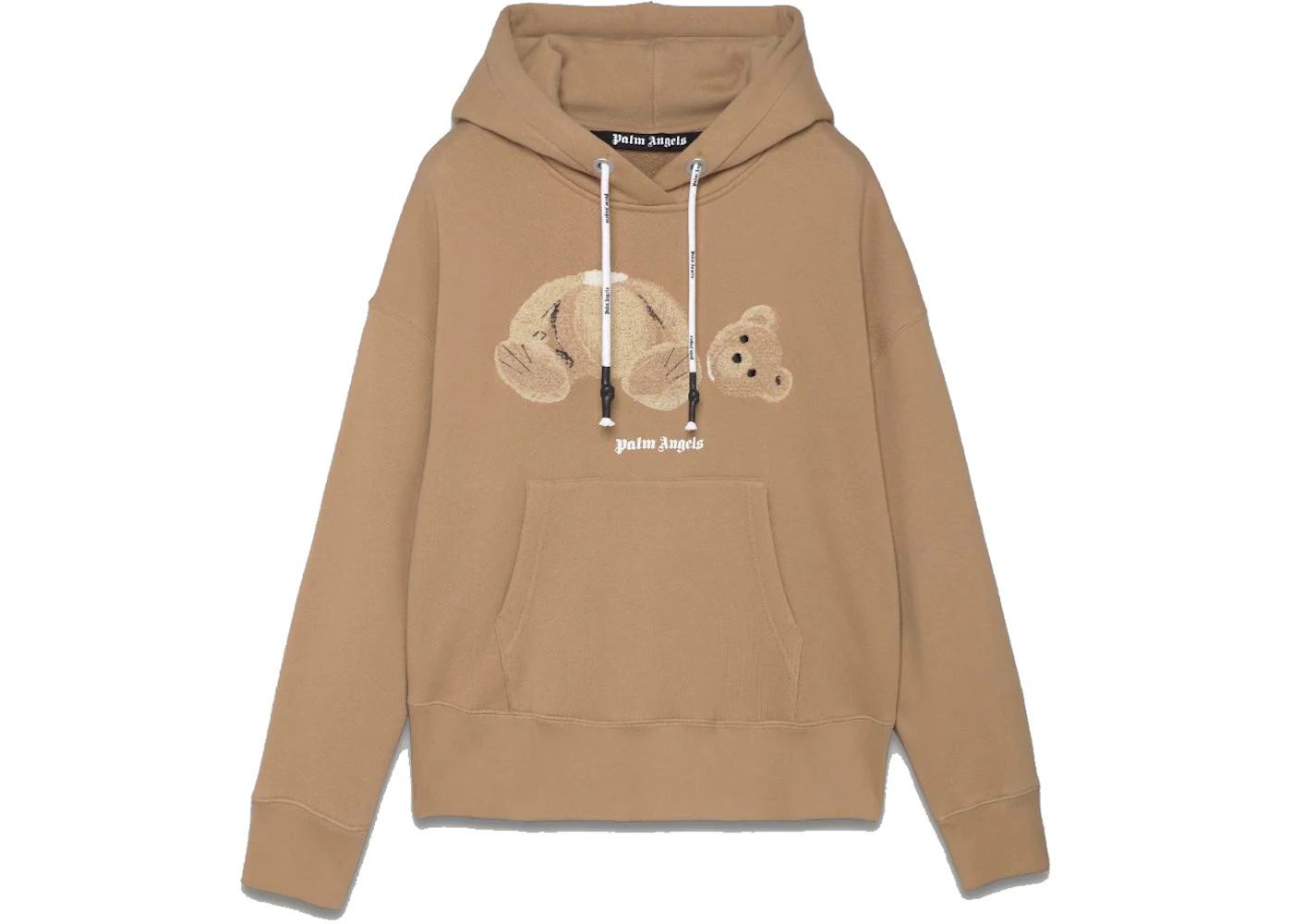 Palm Angels Bear Hoodie Beige Men's FW21 US - Main Image