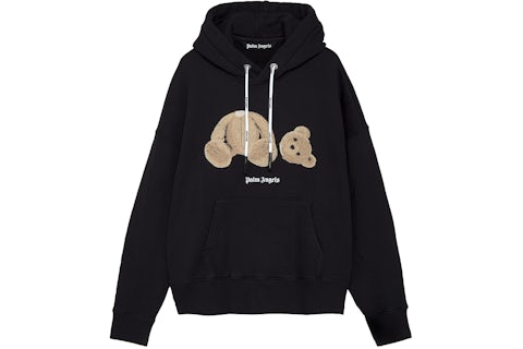 Bear Hoodie Palm Angels Felpa Con Zip Teddy Bear Palm Angels Felpa