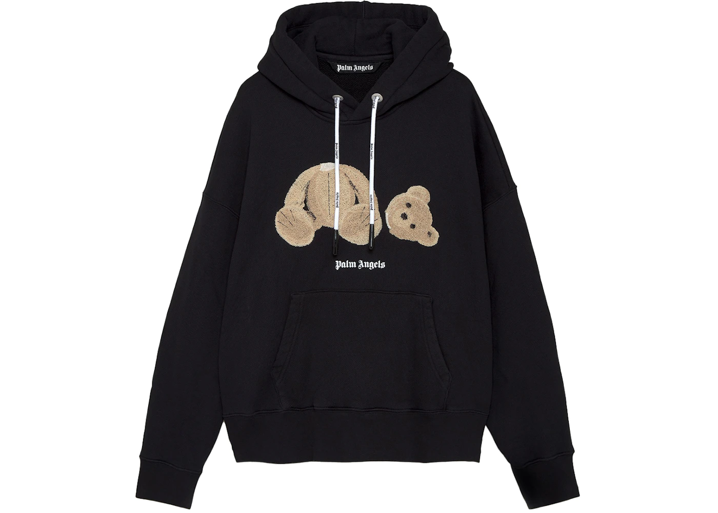 Palm Angels Bear Hoodie Black Multi Men's FW21 US