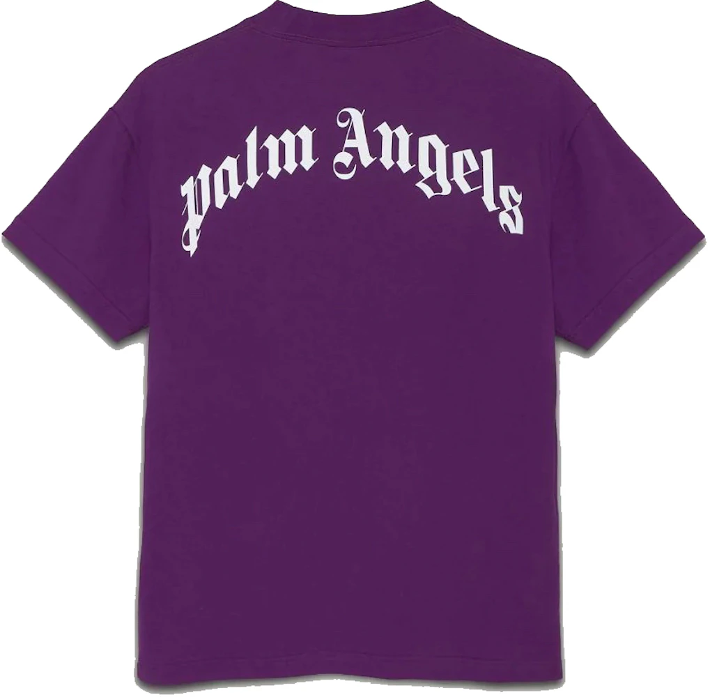 Palm Angels Bear Print T-shirt Purple Men's - FW21 - US