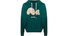 Palm Angels Bear Relaxed Fit Sweatshirt Dark Green