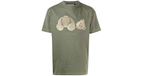 Palm Angels Bear T-shirt Military Green