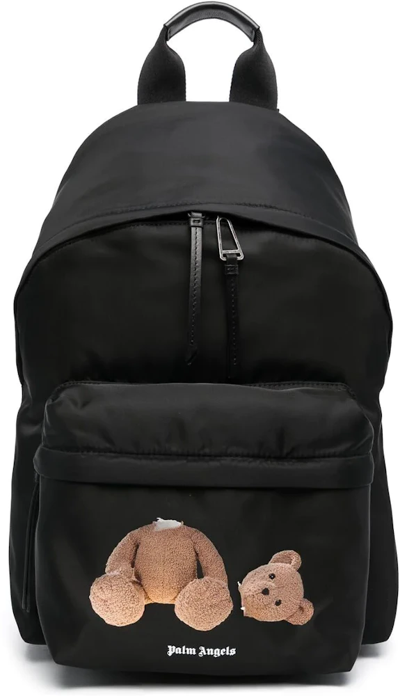 Palm Angels Bear-motif Backpack Black Men's - SS21 - US