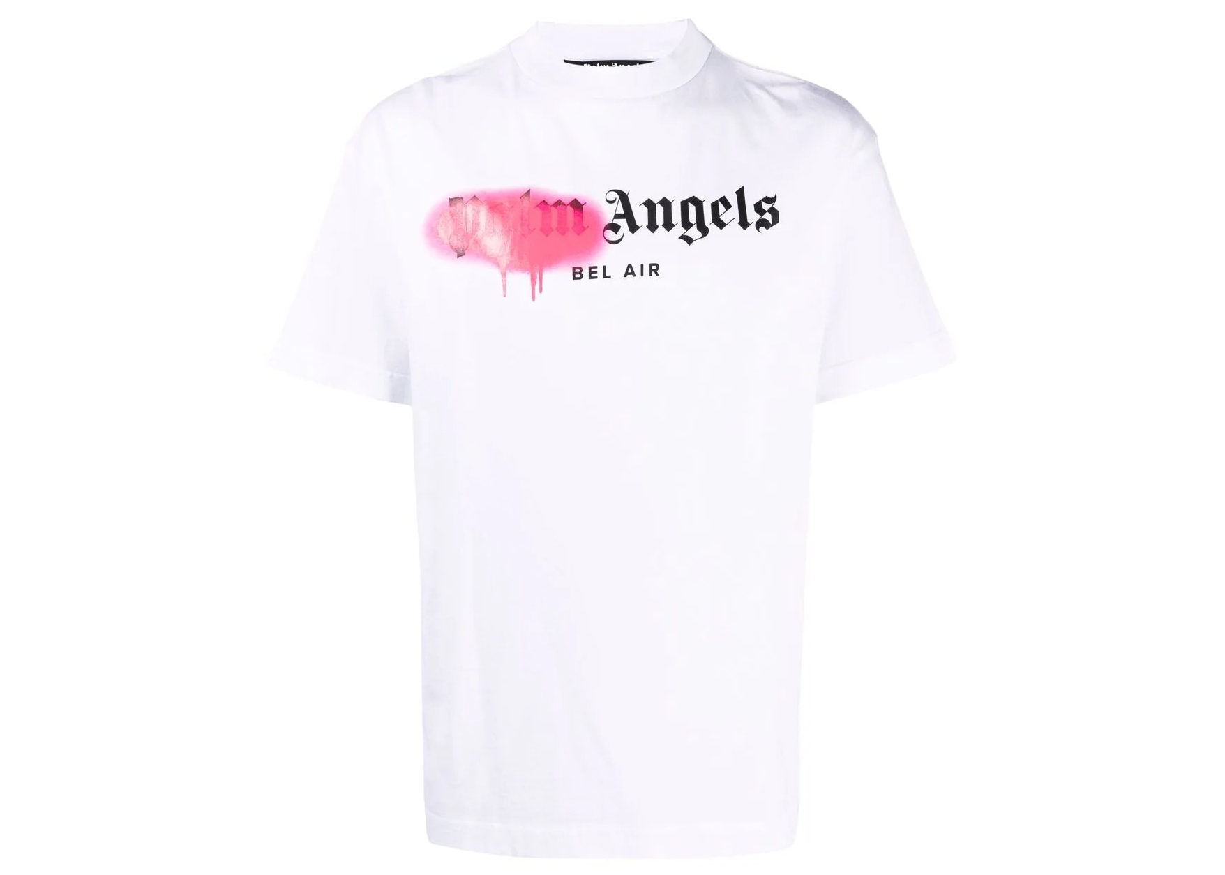 Palm Angels Bel Air Sprayed Logo T-shirt White - SS21 - US