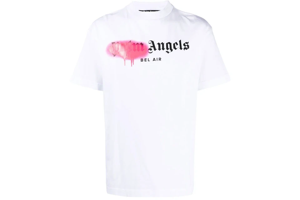 Palm Angels Bel Air Sprayed Logo T-shirt White