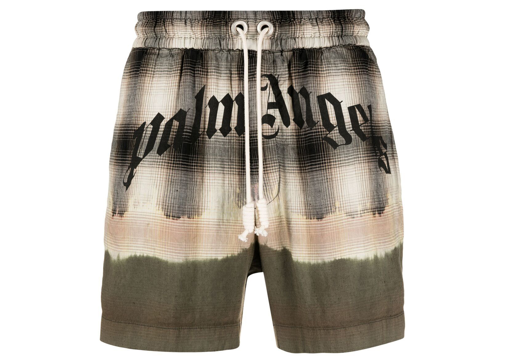 Palm Angels Bleached Logo Track Shorts Multicolor