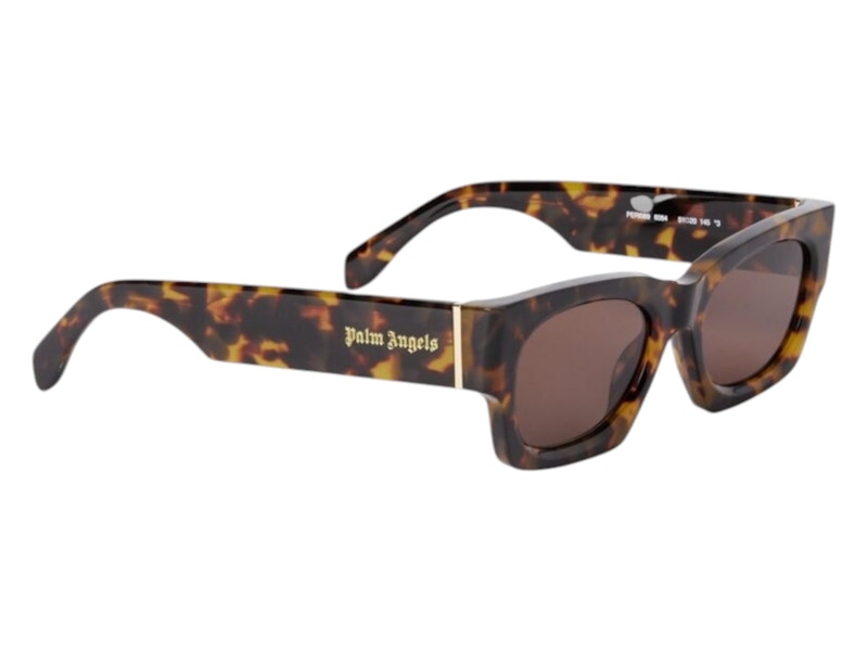 Pre-owned Palm Angels Bodie Sunglasses In Havana Brown Bodie Havana (peri089f24pla0016064)