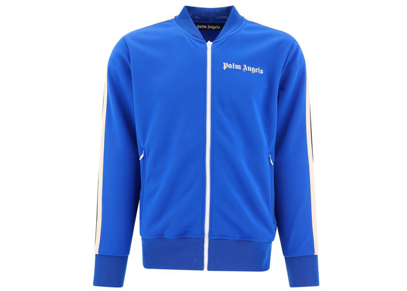 Palm Angels Bomber Track Jacket Bright Blue/Off-white Men's - SS22 - US