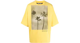 Palm Angels Boulevard Print T-shirt Yellow