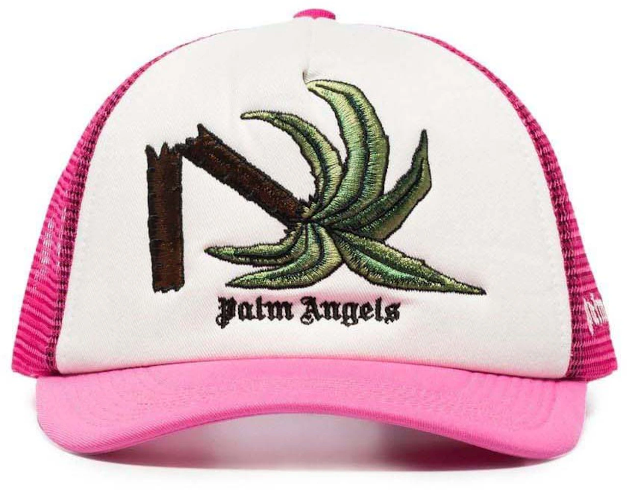 Saint Laurent Palm Tree Trucker Cap - Black Hats, Accessories