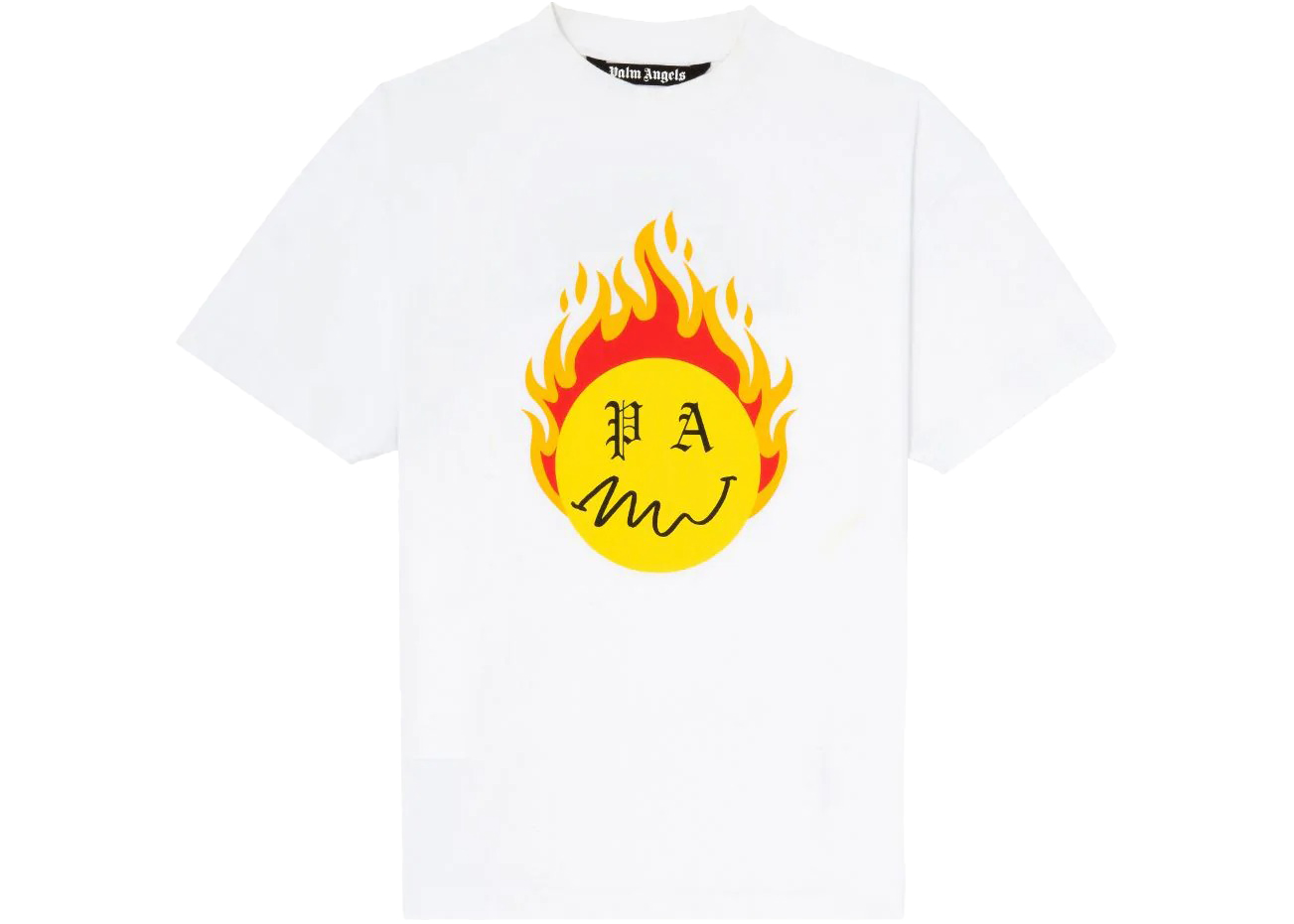 Palm Angels Burning Head T-shirt White Men's - SS21 - US
