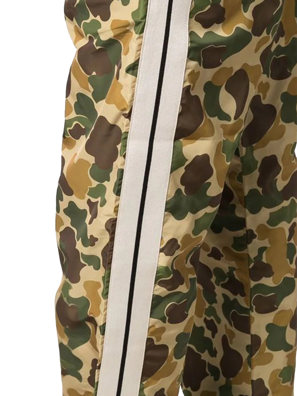 camouflage print track trouser