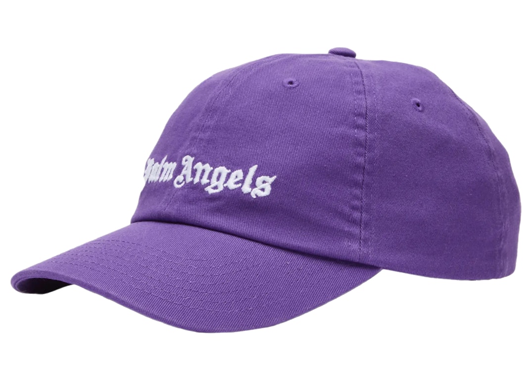 Pre-owned Palm Angels Classic Logo Cap Purple