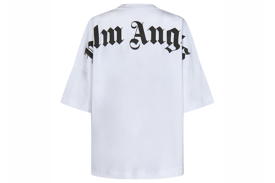 Pre-owned Palm Angels Classic Logo Over S/s T-shirt White/black