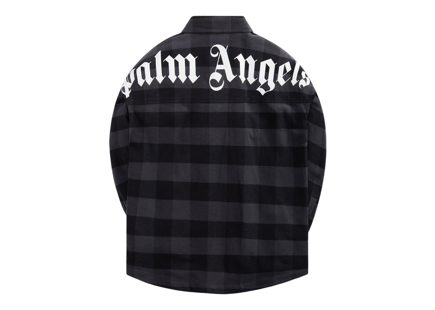 Palm Angels Classic Logo Overshirt Black/Grey/White