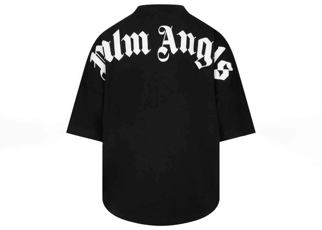 Pre-owned Palm Angels Classic Logo Print T-shirt Black