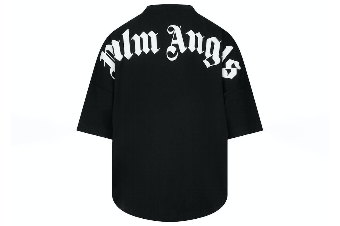 Pre-owned Palm Angels Classic Logo Print T-shirt Black