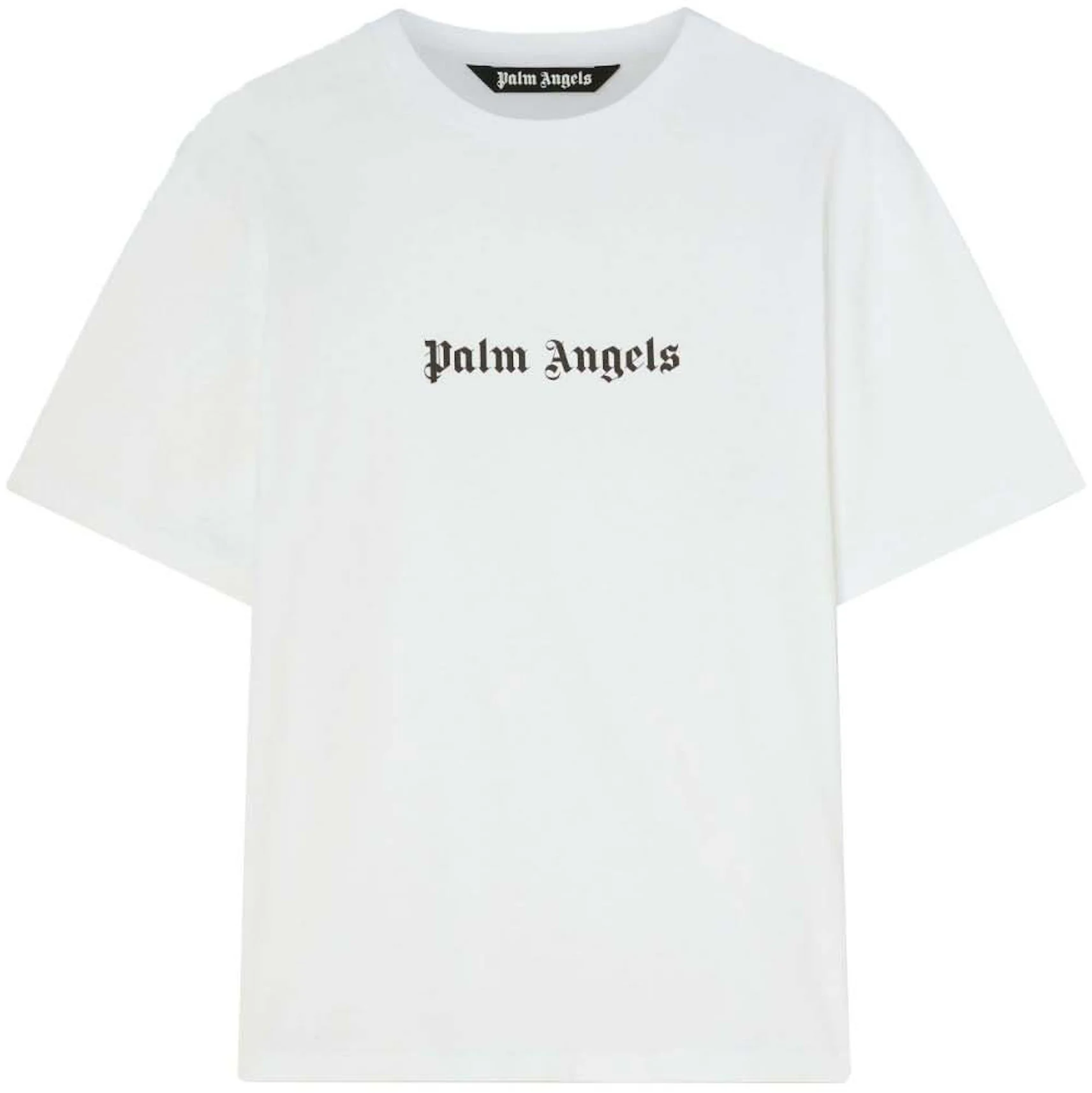 CLASSIC LOGO OVER T-SHIRT in black - Palm Angels® Official