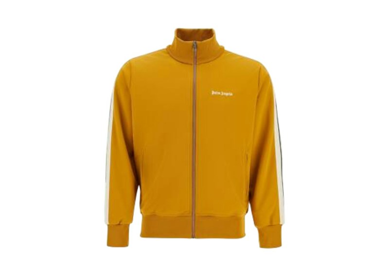 Palm Angels Classic Logo Track Jacket Mustard Yellow