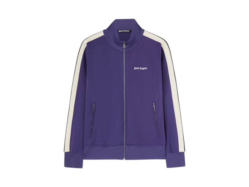 Palm Angels Classic Logo Track Jacket Navy Blue