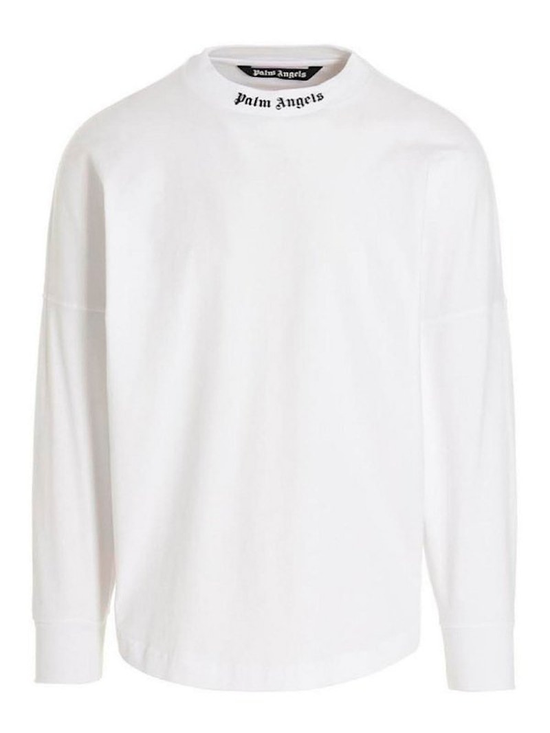 Palm Angels Classic Longsleeve Logo T-shirt White