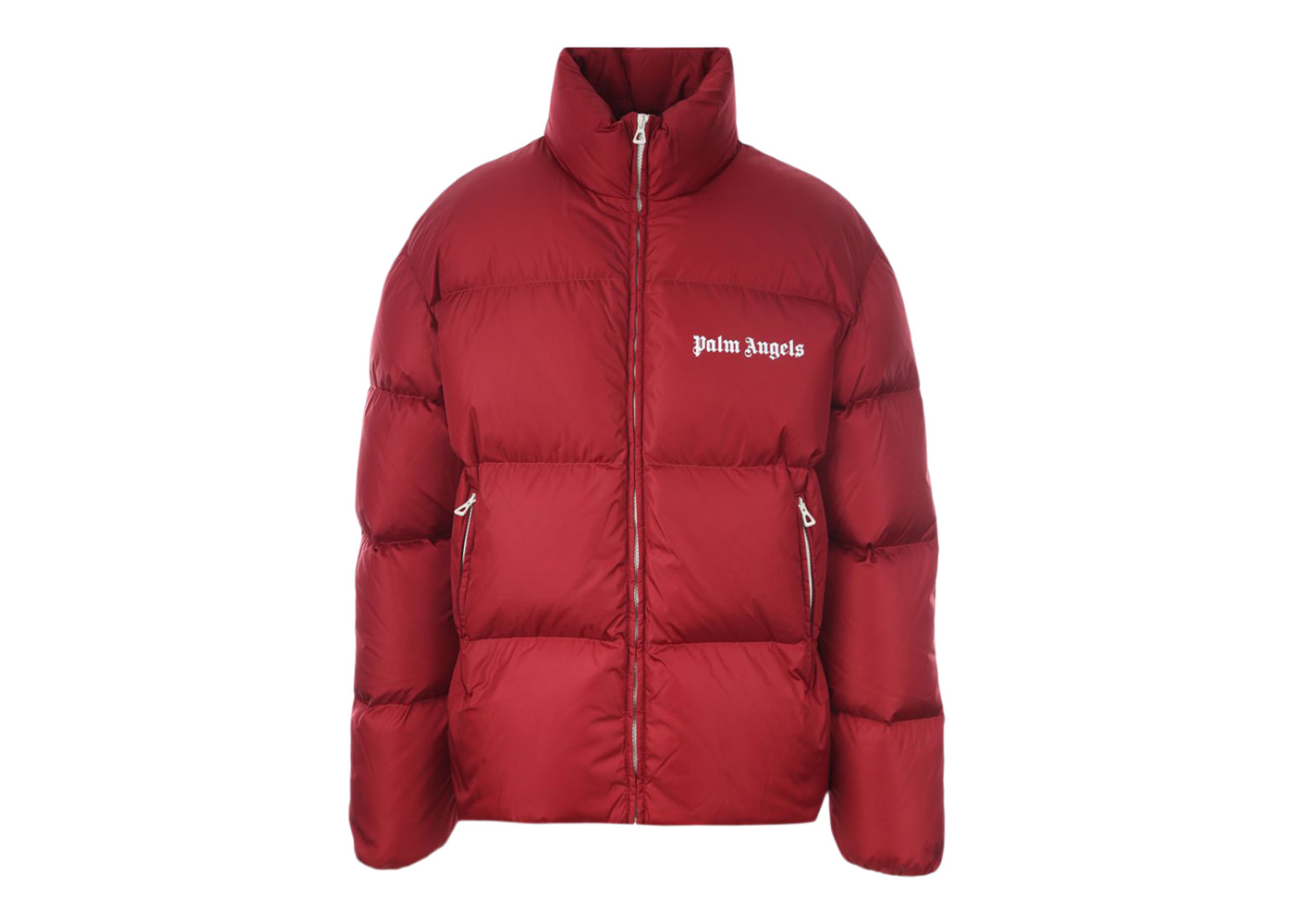 Palm Angels Classic Track Down Jacket Red/White Men's - FW22 - US