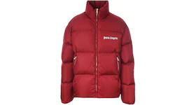 Palm Angels Classic Track Down Jacket Red/White
