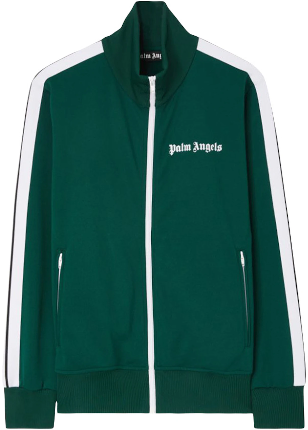 Palm Angels Classic Track Jacket 5501 Green/White - FW22 - US