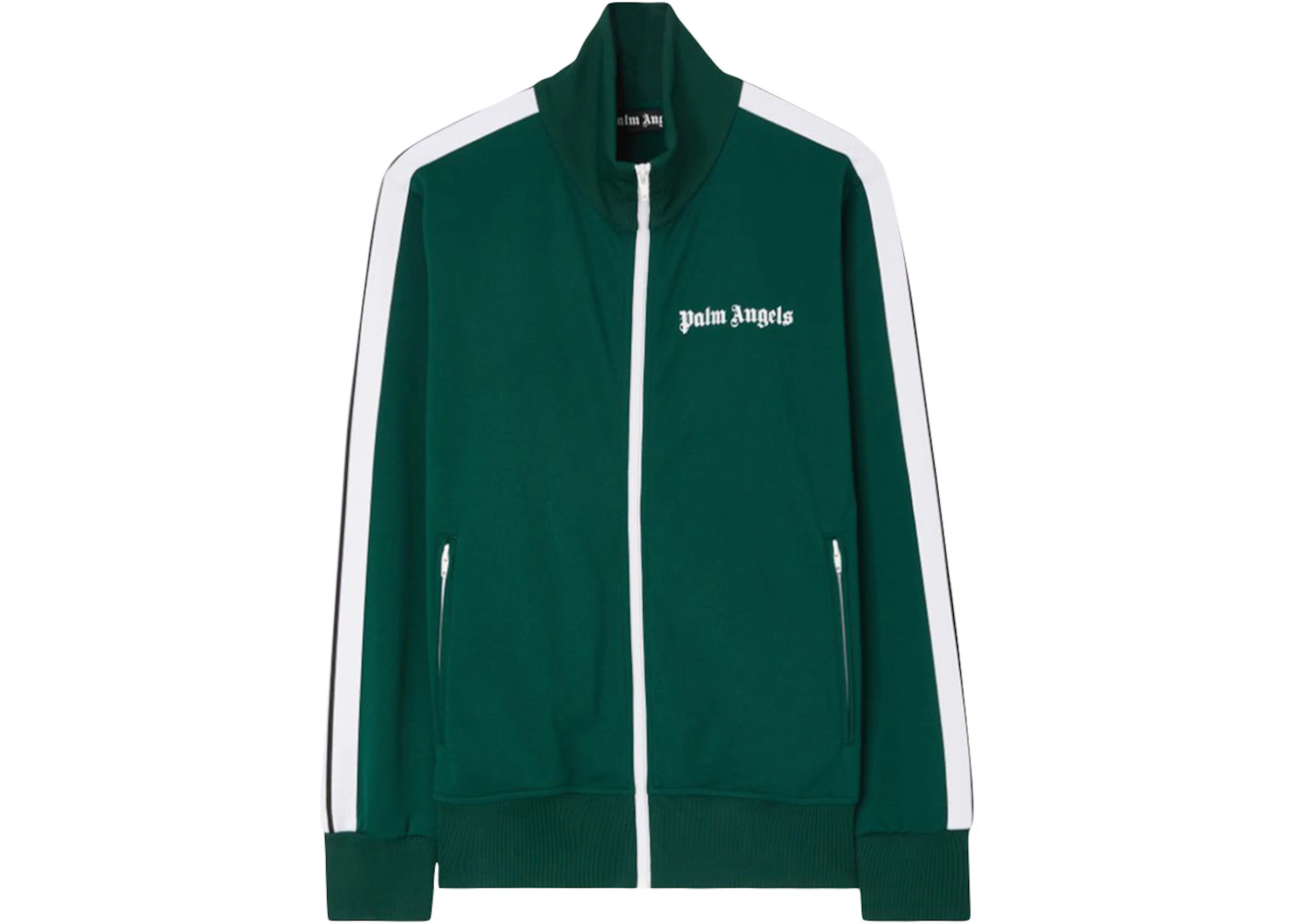 Palm Angels Classic Track Jacket 5501 Green/White - FW22 - US