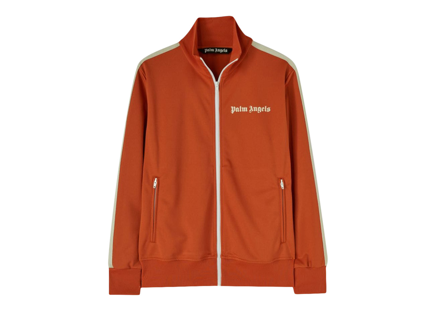 Palm Angels Classic Track Jacket Brick Red/Off White