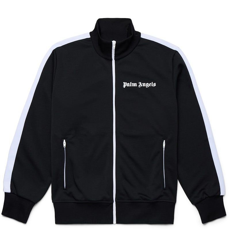 Palm Angels Classic Track Jacket Black/White SS22 Men's US