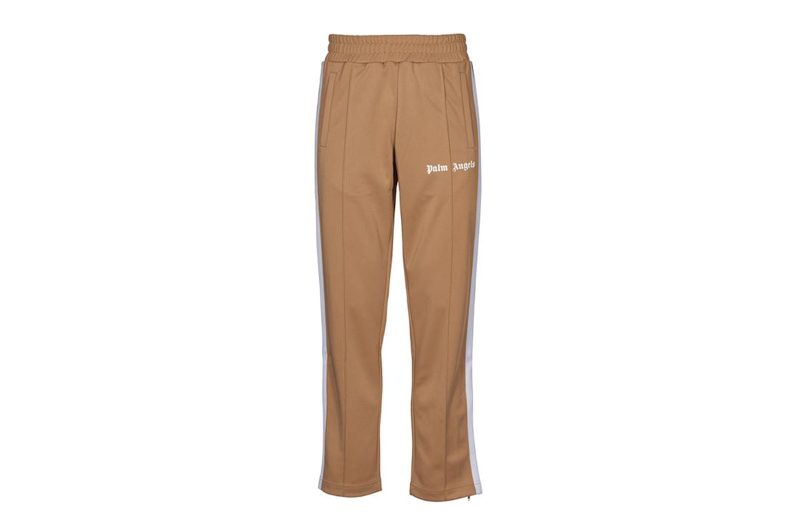 Pre-owned Palm Angels Classic Track Pant Beige/white