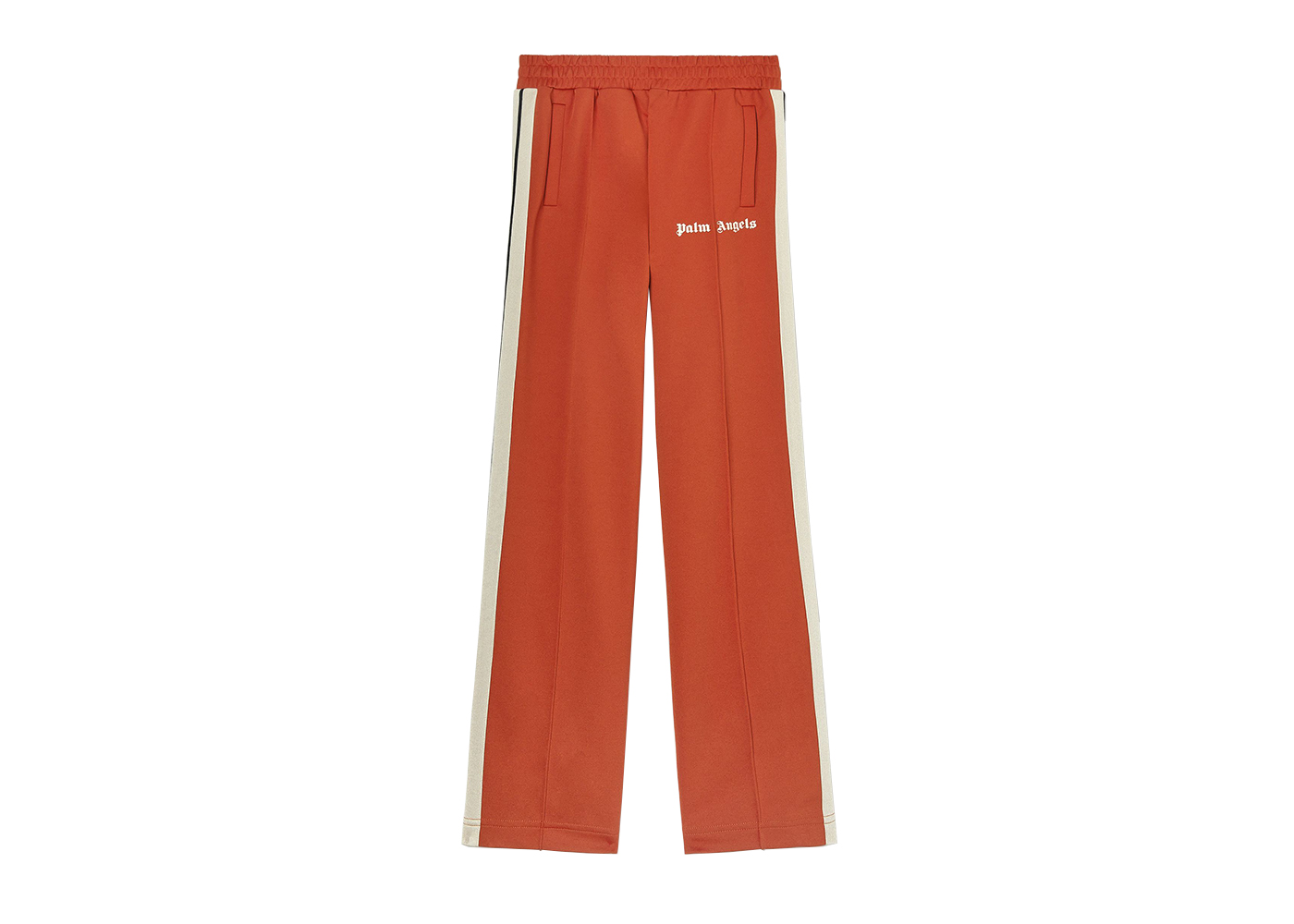 Palm Angels Classic Track Pants Brick Red/Off-white Men's - FW22