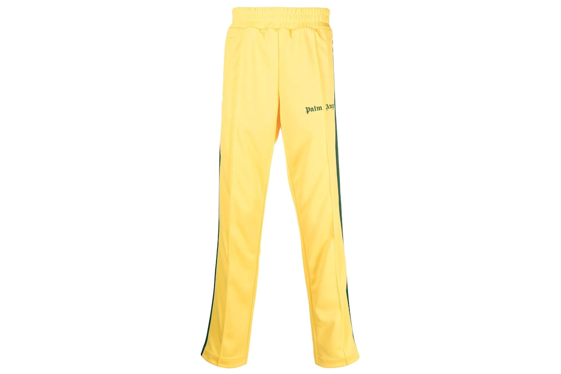 Pre-owned Palm Angels Classic Track Pants Yellow