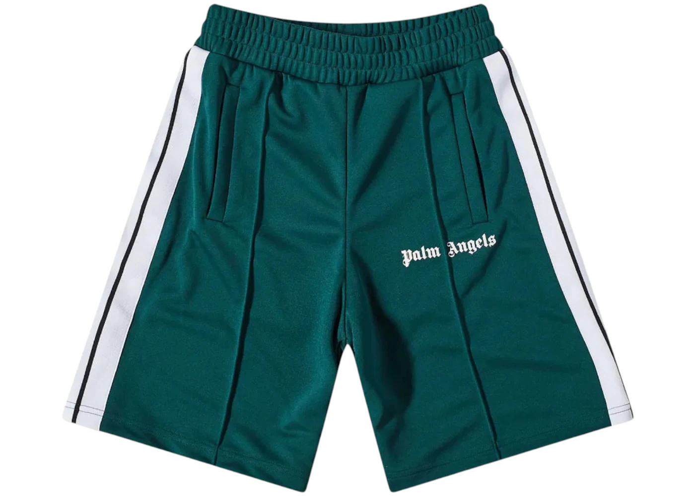Pantaloncini sportivi Palm Angels Classic Verdi/Bianchi Uomo IT