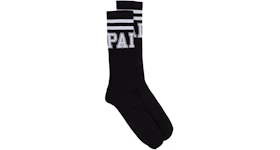Palm Angels College Socks Black/White