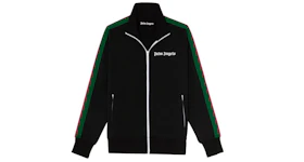Palm Angels College Zip Up Track Jacket Black/Green