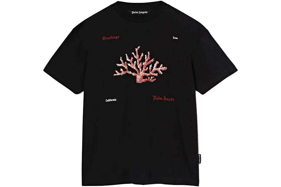 Palm Angels Coral T-shirt Black/Red