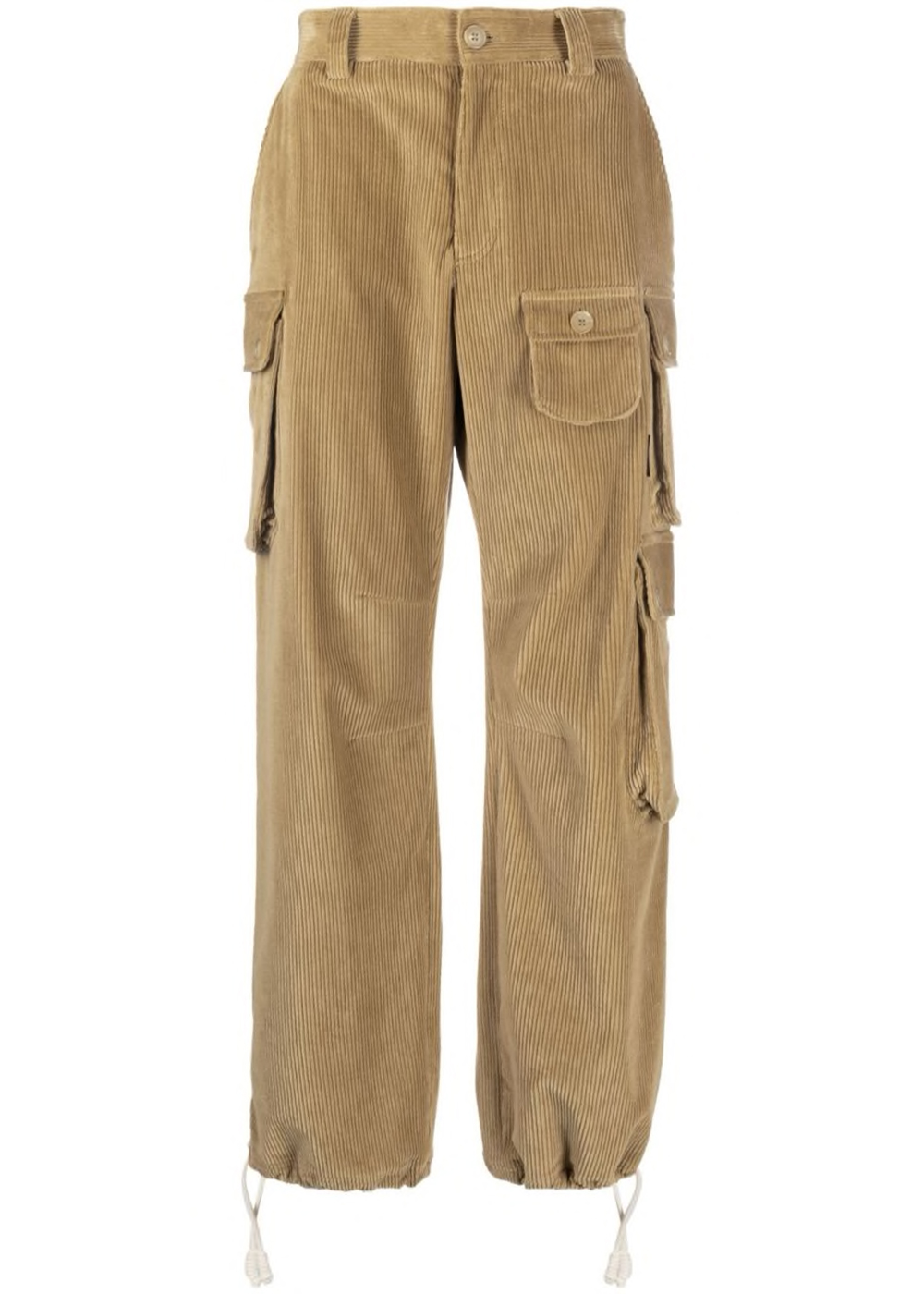 True Religion Corduroy Cargo Trousers Green | Mainline Menswear Denmark