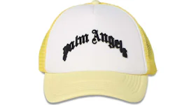 Palm Angels Curved Logo Mesh Cap Yellow/Black