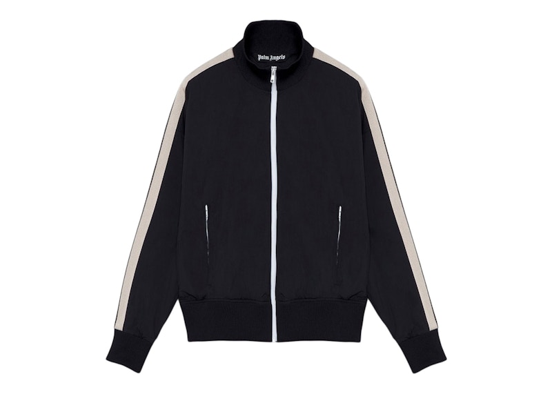 Palm Angels Curved Logo Track Jacket Black/White