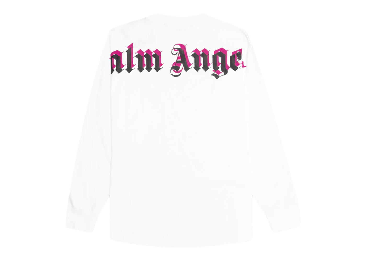 Palm Angels Logo Mock Neck Longsleeve T-Shirt Black/White Men's 