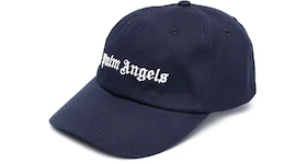Palm Angels Embroidered Logo Cap Navy White