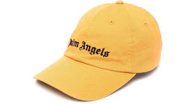 Palm Angels Embroidered Logo Cap Yellow Black