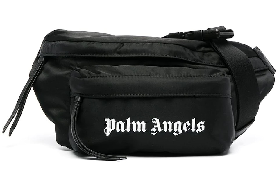 Palm Angels Essential Logo Belt Bag Black - SS21