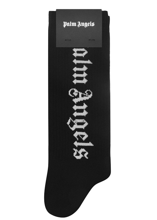 Pre-owned Palm Angels Gothic Socks Black