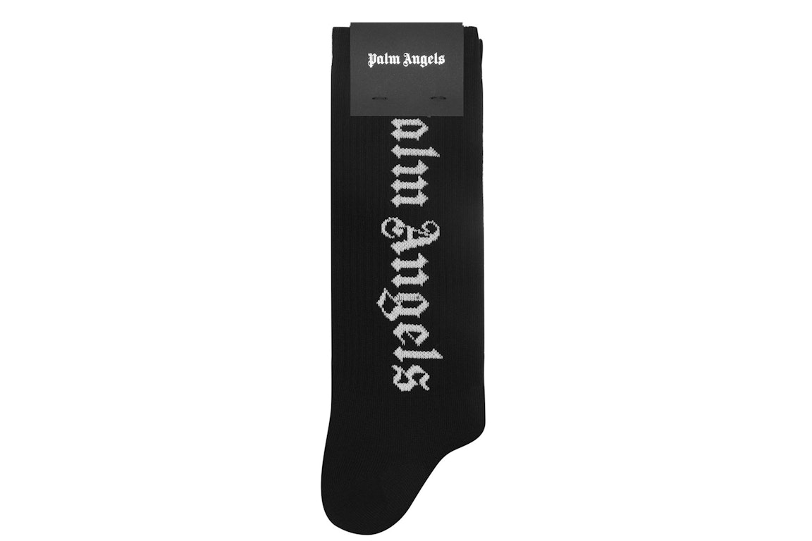 Pre-owned Palm Angels Gothic Socks Black