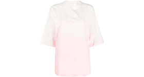 Palm Angels Gradient Overlogo Tee Coral/White